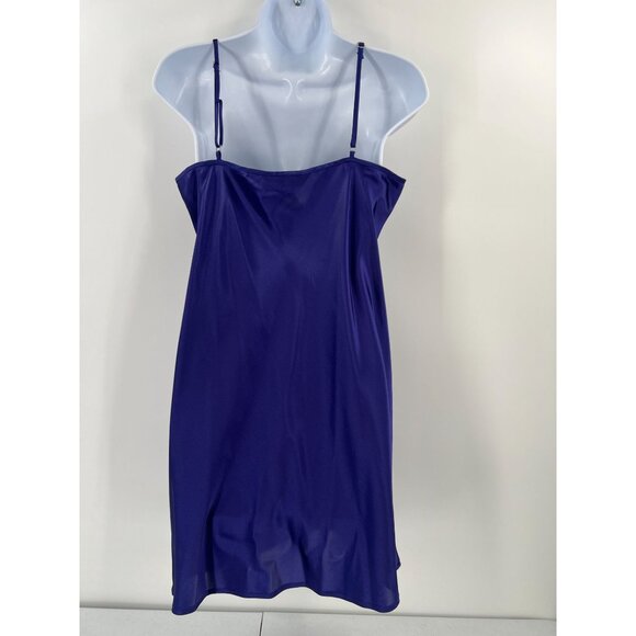 Trina Turk 8 Purple 100% Silk Slip Dress Made in USA V-Neck Lingerie - Picture 2 of 9